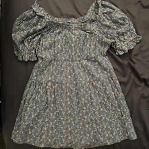 Old Navy Blue and White Dress